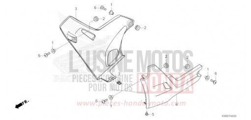 PANNEAU INFERIEUR CBF125NAP de 2023